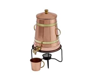 ich-zapfe.de Bouilloire, Théière en cuivre, Cafetière en Cuivre 1,5L