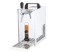 ich-zapfe.de Tireuse à bière, PYGMY 25/K, avec compresseur intégré, Refroidisseur à Sec Monobloc en Acier Inoxydable, Pompe à bière, 30 litres/h, Green Line