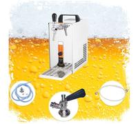ich-zapfe Ensemble Complet Tireuse a Biere avec Pompe à Membrane - PYGMY 20/K Machine a Biere, Pompe a Biere 1 Ligne, 25 litres/h, Green Line, tête de Distribution : 5 Liter Adapter