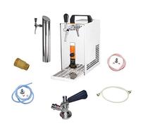 ich-zapfe Ensemble Complet - Tireuse a Biere avec Pompe à Membrane - PYGMY 20/K Machine a Biere, Pompe a Biere 1 Ligne, 25 litres/h, Colonne à bière Incluse, Green Line, KEG:sans