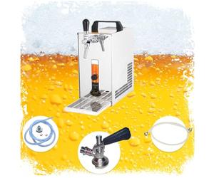 ich-zapfe Ensemble Complet Tireuse a Biere avec Pompe à Membrane - PYGMY 20/K Machine a Biere, Pompe a Biere 1 Ligne, 25 litres/h, Green Line, tête de Distribution : 5 Liter Adapter