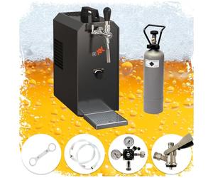 ich-zapfe Ensemble Complet Tireuse a Biere - Jet 30 Machine a Biere, Pompe a Biere 1 Ligne, 35 litres/h, Professionnelle, tête de distribution: Type S