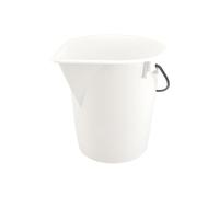 ich-zapfe Seau Blanc 25 l avec Bec verseur - sans Couvercle