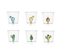 Ichendorf Desert Plants Bicchiere Tumbler 35 Cl Set 6 Pz Colori Assortiti
