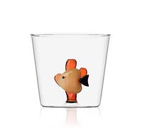 Ichendorf - Gobelet Poisson Jaune/Algue Ambre - Jardin Marin - Design Alessandra Baldereschi Transparent