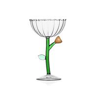 Ichendorf Milan Coupe Champagne Fleur Ambre | Collection Botanica | 28 cl | Verre borosilicate | Fait à la main