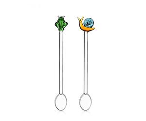 Ichendorf Milano 09352370 2 cuillères à café, Verre borosilicate