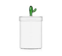 Ichendorf Milano Boîte, Cactus Vert, Collection Desert Plants, H 19 cm, verre borosilicate, fait à la main
