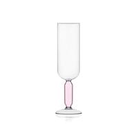 Ichendorf Milano Calice, Collection Bloom, 30 cl, rose, verre borosilicaté, fait à la main