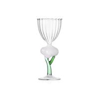 Ichendorf Milano Calice Optique Chou-Fleur, Collection Vegetables, 35 cl, Verre Borosilicate, Fait à la Main