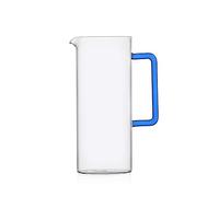 Ichendorf Milano Carafe Clear avec manche bleu collection Tube couleur