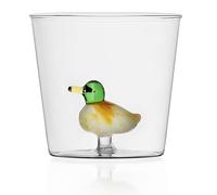 Ichendorf Milano Lot de 4 Tumbler assortis Collection Animal Farm 35 cl Verre borosilicate, fait main