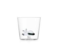 Ichendorf Milano Lot de 4 Tumbler assortis, collection Tabby Cat, 35 cl, verre borosilicate, fait main