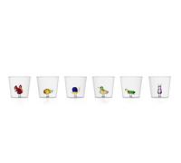 Ichendorf Milano Lot de 6 Tumbler assortis Collection Animal Farm 35 cl Verre borosilicate, fait main