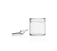 Ichendorf Milano Sucrier avec pelle - Collection Plume, 20 cl, verre borosilicaté, fait à la main