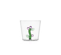 Ichendorf Milano Tumbler Fleur Ambre, Collection Botanique, 30 cl, Verre borosilicate, Fait à la main