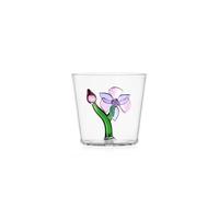 Ichendorf Milano Tumbler Orchidée - Collection Botanique, 30 cl, verre borosilicate, fait à la main