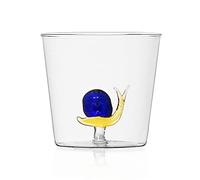 Ichendorf Milano Verre Esc - Verre borosilicate - Design italien moderne - Verre avec figurine - 8 x 8,5 cm