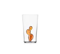 Ichendorf Milano Verre Longdrink Cactus Ambre | Collection Desert Plants | 35 cl | Verre borosilicate | Fait à la main