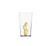 Ichendorf Milano Verre Longdrink Cactus Jaune | Collection Desert Plants | 35 cl | Verre borosilicate | Fait à la main