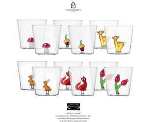 Ichendorf - Noël - Contes Du Bois + Glands - Ensemble De 12 Verres Tumbler
