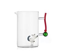 Ichendorf Tabby Cat Christmas Edition Pichet carafe chat et boule de Noël 1L verre borosilicate