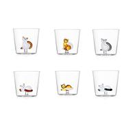 Ichendorf Tabby Cat Lot de 6 tumbler d'eau, décors assortis