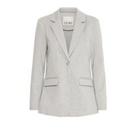 Ichi - Blazer Gris Chiné Manches Longues - Femme - Vestes - Gris - Taille: 46 FR