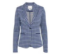 ICHI Blazer 'IHKATE CHE L' bleu / blanc, Taille 38