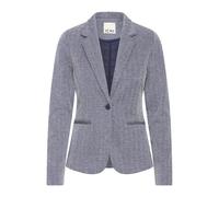 Ichi - Blazer Jacquard à Chevrons Bleu - Femme - Vestes - Gris - Taille: 38 FR