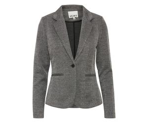 Ichi - Blazer Structure Moderne - Femme - Vestes - Gris - Taille: 38 FR