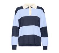 Ichi - Blue Comb Polo - Femme - Pulls - Bleu - Taille: 40 FR