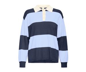 Ichi - Blue Comb Polo - Femme - Pulls - Bleu - Taille: 42 FR