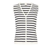 ICHI Cardigan 'IHLULS' noir / blanc, Taille L