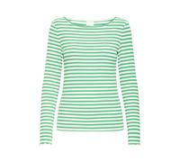 Ichi - Cella Ribbed Top - Femme - Tops - Vert - Taille: 36 FR