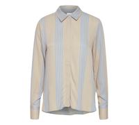 ICHI Chemisier beige / bleu, Taille M