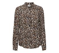 ICHI Chemisier 'Elima' beige / rouille / noir, Taille M
