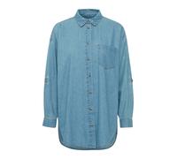 ICHI Chemisier 'IH DIVER' bleu denim, Taille XS