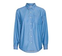 ICHI Chemisier 'IHBECCOS' bleu / blanc, Taille M
