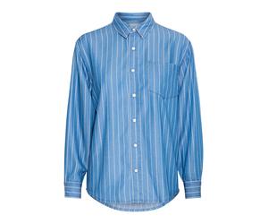 ICHI Chemisier 'IHBECCOS' bleu / blanc, Taille XS