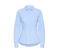 ICHI Chemisier 'IHDIMA' bleu / gris / gris clair, Taille XL