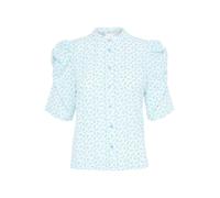 ICHI Chemisier 'IHKate' bleu clair / vert / blanc, Taille S