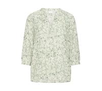 ICHI Chemisier 'IHMARRAKECH' beige / marine / vert clair, Taille M