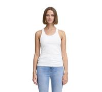 Ichi - Débardeur côtelé - Femme - Tops - Blanc - Taille: 36 FR