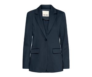 Ichi - Élégant Blazer Long Total Eclipse - Femme - Vestes - Bleu - Taille: 40 FR