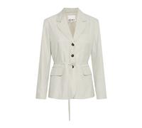 Ichi - Elegant London Fog Melange Blazer - Femme - Vestes - Blanc - Taille: 44 FR