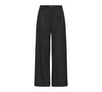 Ichi, Femme, Pantalons, Noir, Taille: 38 FR Kate Long Wide Pantalons