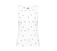 Ichi, Femme, Tops, Blanc, Taille: 40 FR Haut avec cœur brodé Cloud Dancer