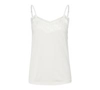 Ichi, Femme, Tops, Blanc, Taille: 40 FR Haut en Dentelle Cloud Dancer