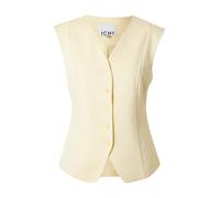 ICHI Gilet de costume 'IHKATE' jaune clair, Taille 38